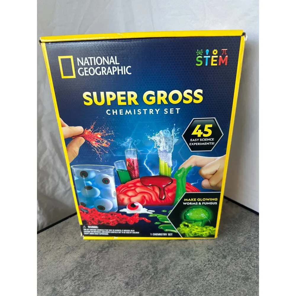 National Geographic STEM Gross Science Kit- 45 Gross Science Experiments
